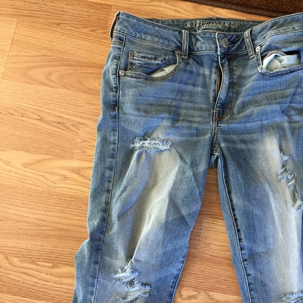 American Eagle Stressed jeans Like New Women